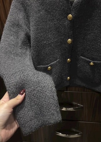 Zara dore düğmeli triko hırka - Görsel 3