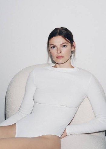 Yeni zara beyaz body - Görsel 2