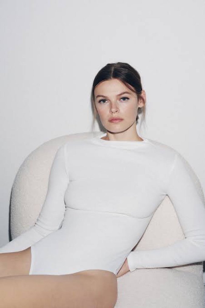 Yeni zara beyaz body - Görsel 2