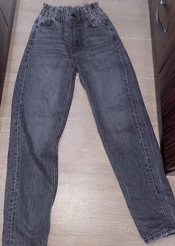 32 Beden gri Renk Pull&Bear mom jeans kadın