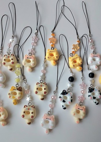 Boncuklu Pastel Leopar Bohem Kadın Charm - Görsel 2