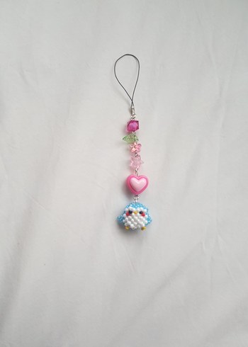 Renkli Boncuklu Kadın Charm - Görsel 2