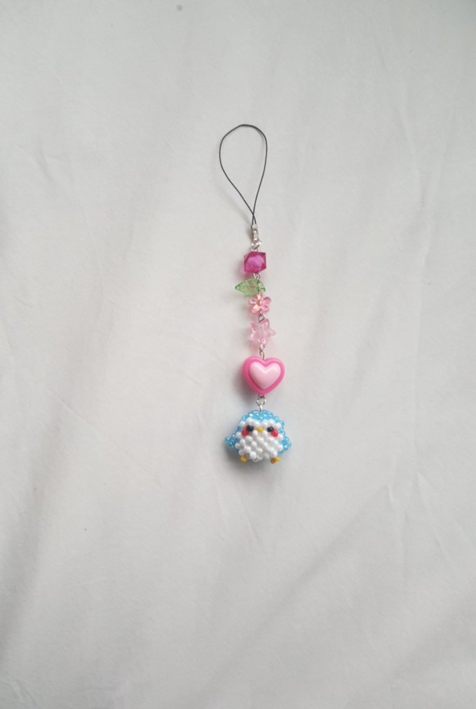 Renkli Boncuklu Kadın Charm - Görsel 2