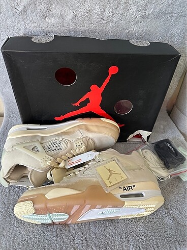 Nike air jordan 4 off white ayakkabı 1.1 dir