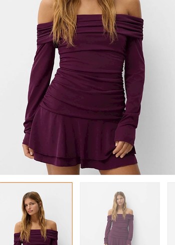 mürdüm bershka mini Elbise