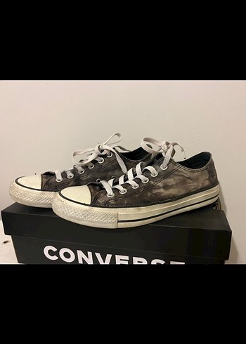 Converse Gri duman Desen kısa Kadın Spor Ayakkabı