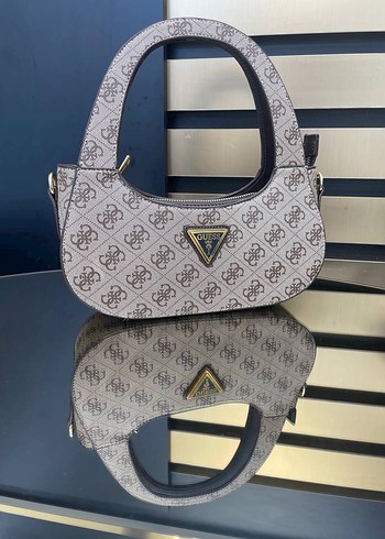 Guess Gri Baskılı Kadın Omuz Çantası