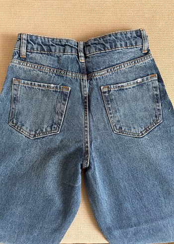 Diğer Kadın Mavi Regular Fit Denim Pantolon