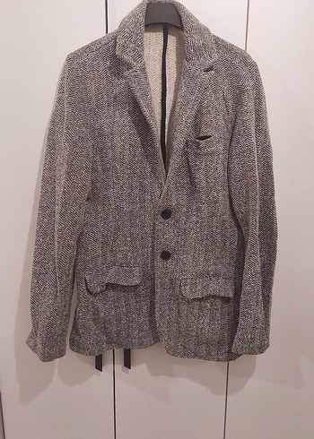 LTB Gri Düğmeli Kadın Blazer Ceket