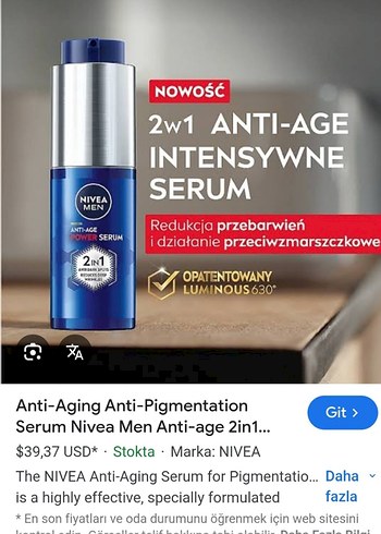 Nivea Men Yaşlanma Karşıtı Serum - Görsel 2