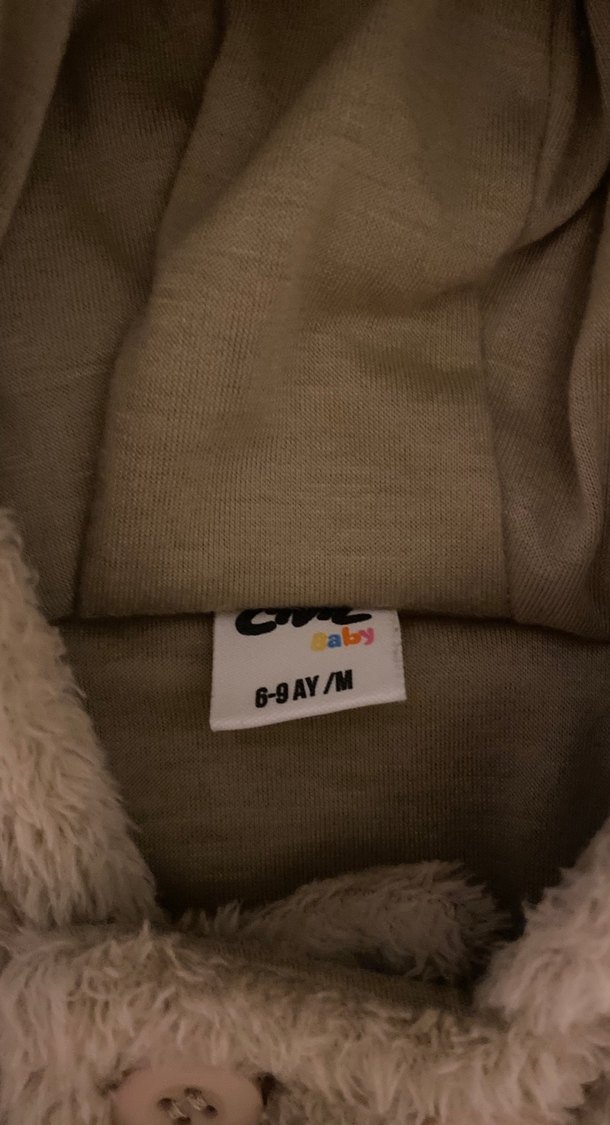 Erkek Bebek Kapüşonlu Mont - Görsel 2