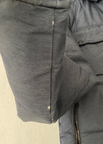 Düğmeli Kapüşonlu Erkek Mavi Mont-Jack&Jones Marka - Görsel 3