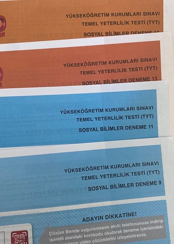 Beden Renk TYT Sınav Hazırlık Deneme Kitapları Seti
