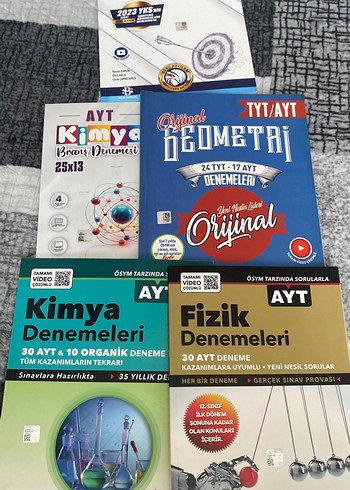 Kimya, Fizik, Geometri TYT/AYT Deneme Seti
