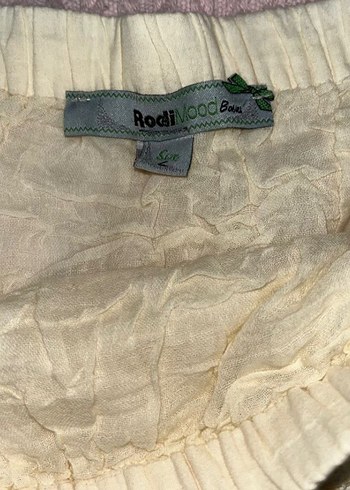 Dantel Detaylı Vintage Krem Etek - Görsel 2