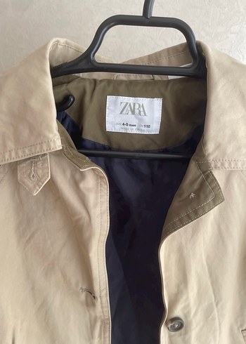 Bej Düğmeli Erkek Çocuk Keten Kaban - Görsel 2