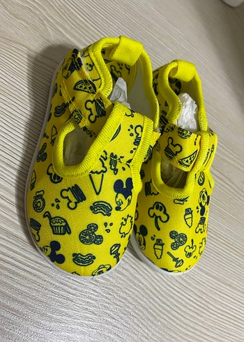 Sarı Baskılı Erkek Bebek İlk Adım Ayakkabısı - Görsel 2