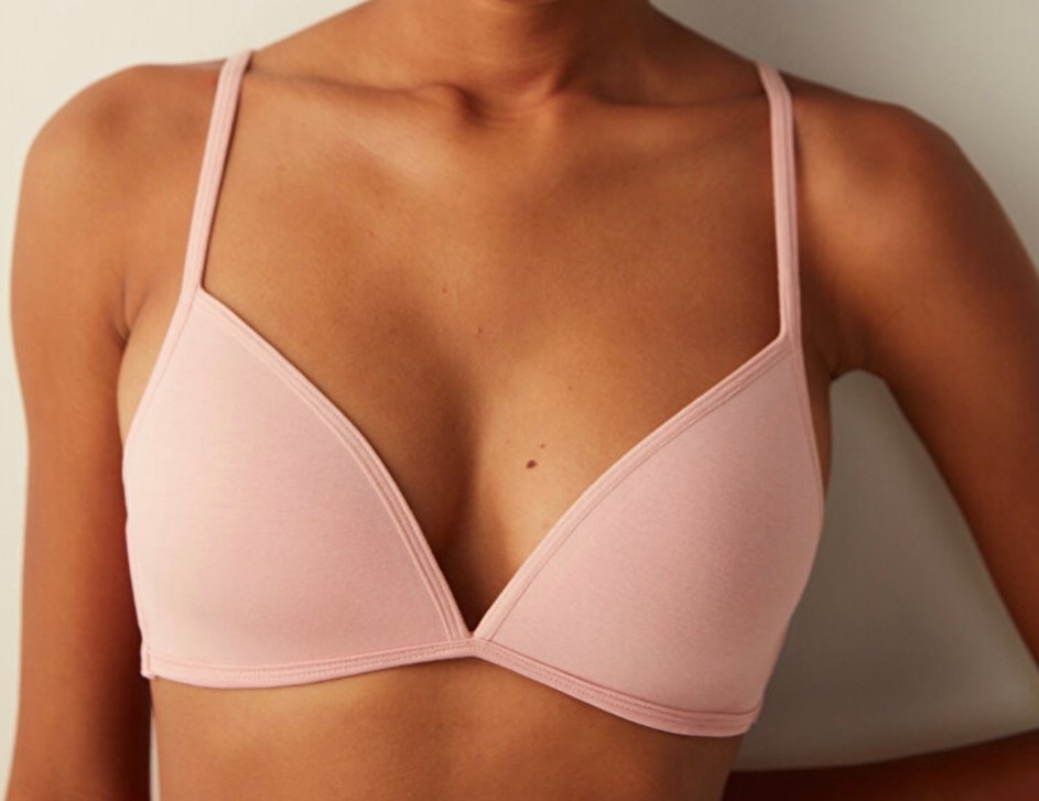 2 Adet 85B
Konforlu Bej ve Pastel Sütyen  Balensiz - Görsel 3