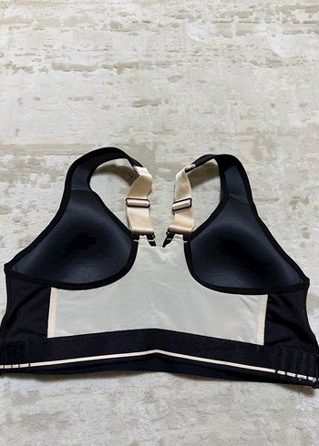 Siyah Gri Streetwear Spor Sütyeni - Görsel 2