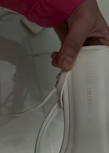 Pull and Bear Pull&bear Beyaz Kadın Topuklu Sandalet 35 numara