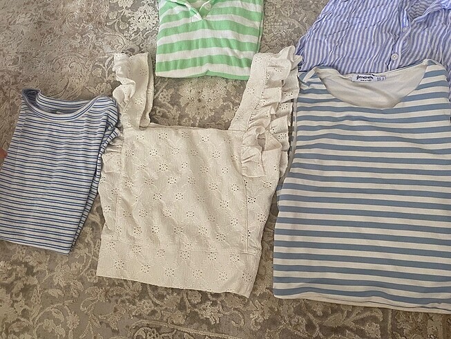 Stradivarius crop 5 adet