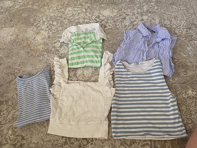 Stradivarius Stradivarius crop 5 adet