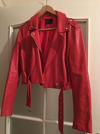 Bershka biker deri ceket