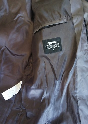 Slazenger Gri Fermuarlı Sokak Stili Erkek Mont