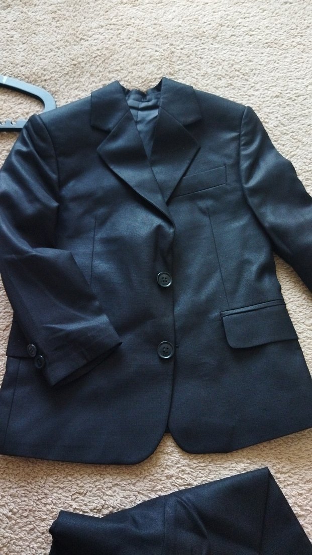 Klasik Siyah Erkek çocuk Takım Elbise - Görsel 2