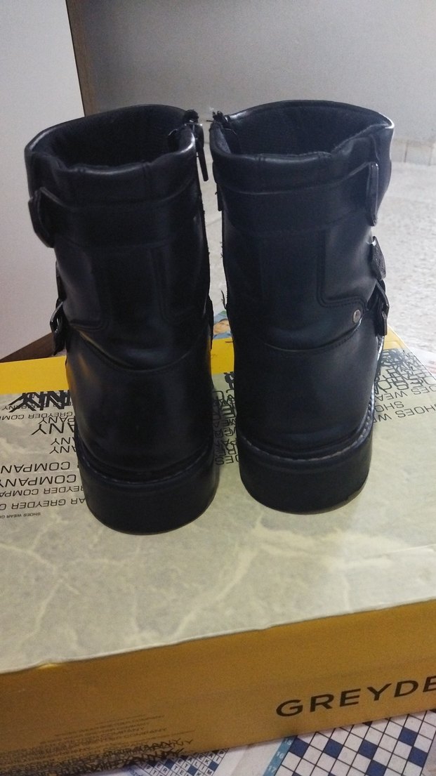 Siyah erkek Deri Tokalı Bot Kinetix - Görsel 2