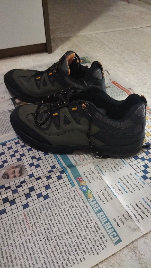 Siyah haki yeşil Erkek Outdoor Ayakkabı - Görsel 4