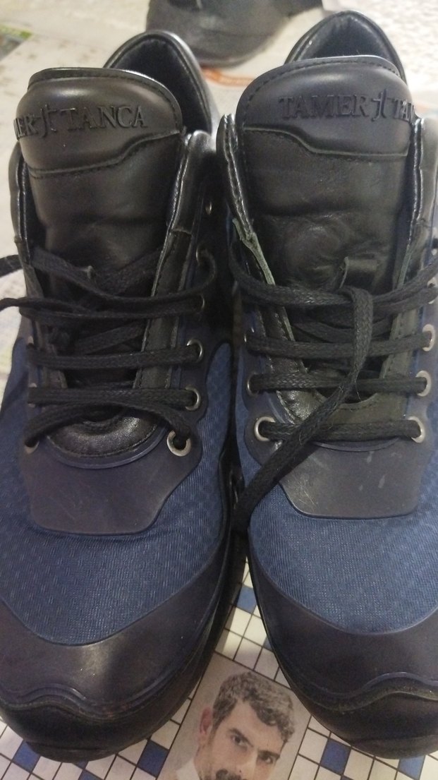 Koyu Mavi Erkek Spor Ayakkabı - Görsel 4