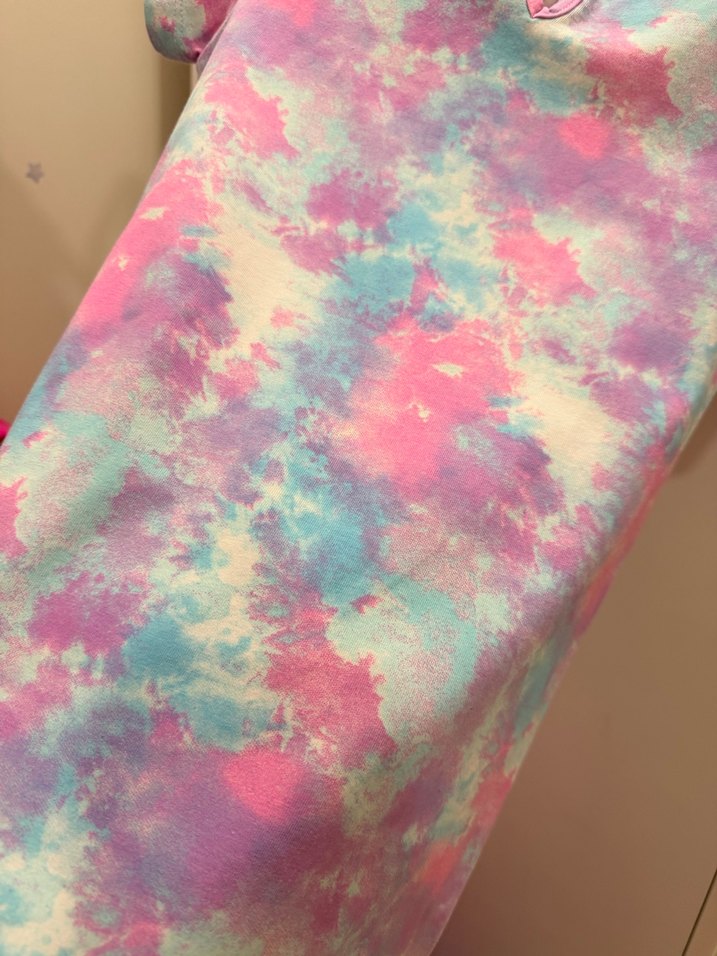 Minnie Mouse Kız Çocuk Pastel Batik Desenli Elbise - Görsel 3