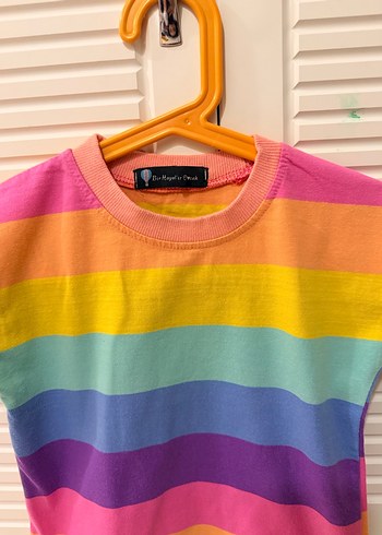 Bej Pamuklu Askılı kız Çocuk Tulum - Görsel 6