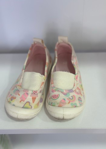 Kız Çocuk Çok Renkli Bağcıksız Sneaker