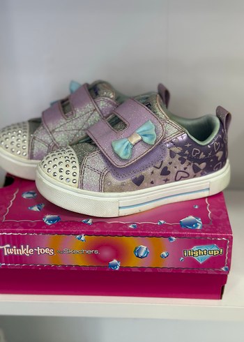 25 Beden Mor kız Çocuk Skechers Spor Ayakkabı