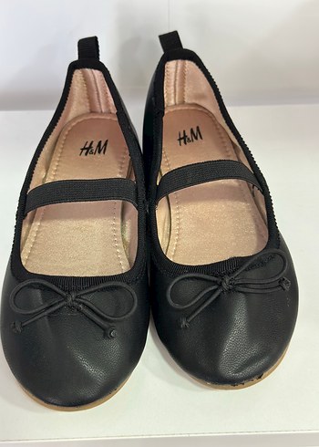H&M Siyah Kız Çocuk Babet