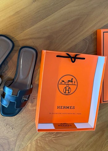 siyah Hermès terlik