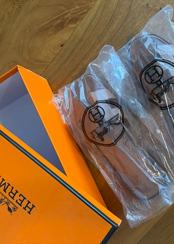 Hermes Hermes Kahverengi Tokalı Terlik