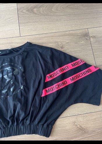 Kızlar için Moschino Siyah tshirt - Görsel 2