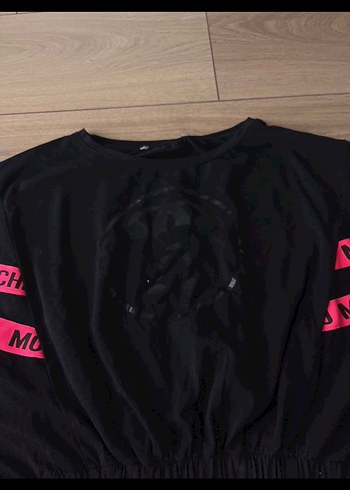 Kızlar için Moschino Siyah tshirt - Görsel 3