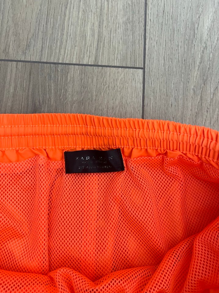 Turuncu Rahat Kesim Mini Erkek Şort - Görsel 3