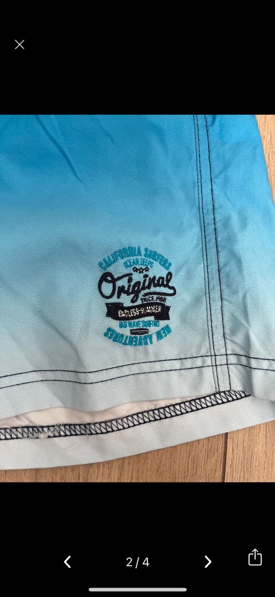 Renkli Bağcıklı Erkek şort - Görsel 2