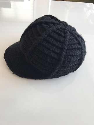  Beden Siyah Örme Şapka