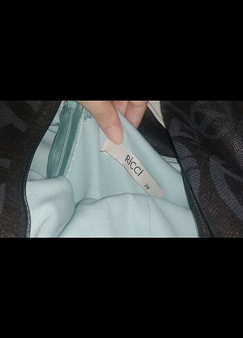 Pastel Yeşil Simli Abiye Kısa Elbise - Görsel 5