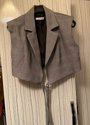 Qu Style Etek ceket yelek 3'lü takım - Görsel 5