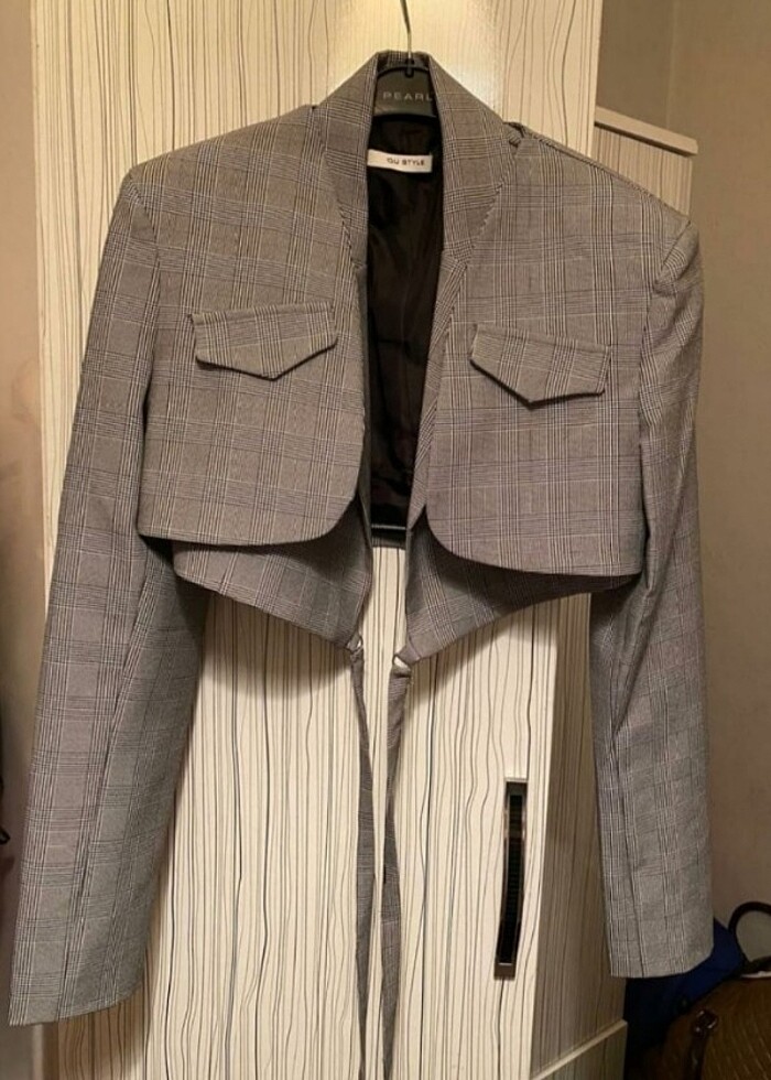 Qu Style Etek ceket yelek 3'lü takım - Görsel 4