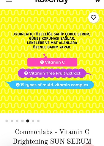 Commonlabs - Vitamin C güneş kremi serumu - Görsel 5