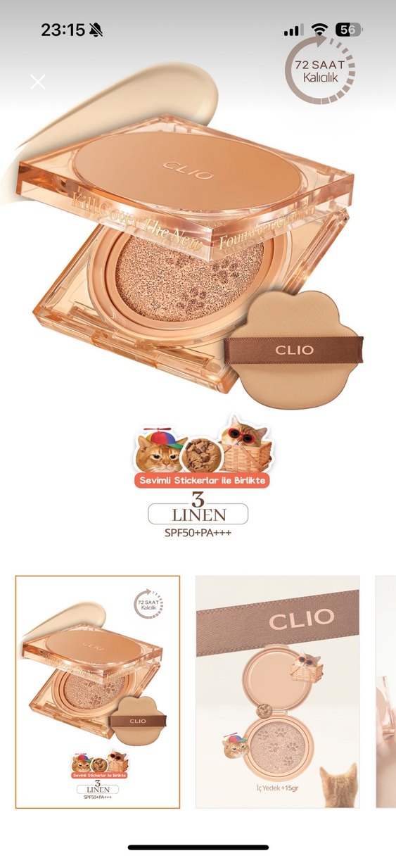 Clio kill cover the new founwear  3 refill - Görsel 2