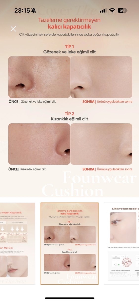 Clio kill cover the new founwear  3 refill - Görsel 4